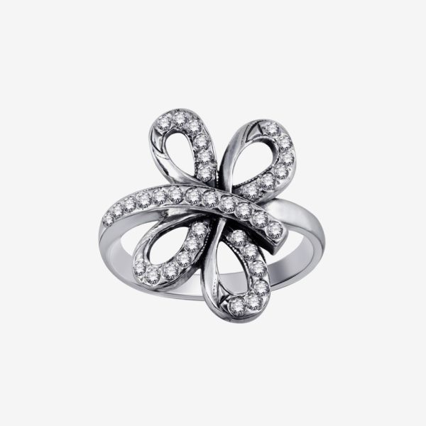 حلقه الماس پروانه ای